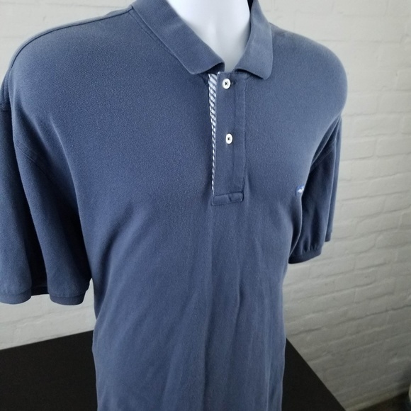 SOUTHER TIDE Blue Cotton Skipjack Polo Sz XL - Picture 5 of 8